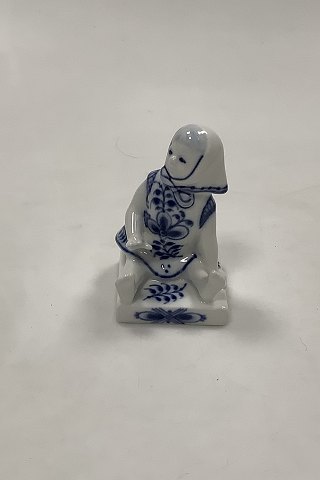 Royal Copenhagen Blue Fluted Figurine of Girl with Scarf No 4793