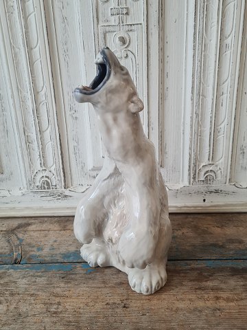 Royal Copenhagen Figure - Roaring polar bear no. 502