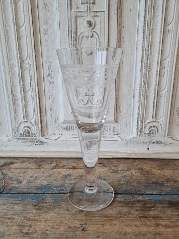 Pokal glas fra Kastrup glasværk ca. 1910