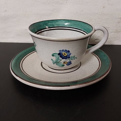 Lars Syberg keramik: kaffekop med underkop