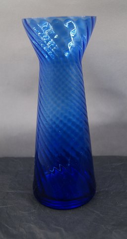 Hyazinthengläser, Zwiebelgläser aus blauem Glas 20cm aus Dänemark