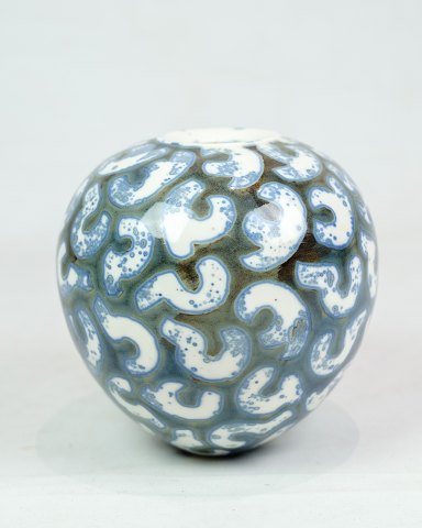 Keramik Vase - Per Weiss - Blå og hvid Mønstret - 1990
Flot stand

