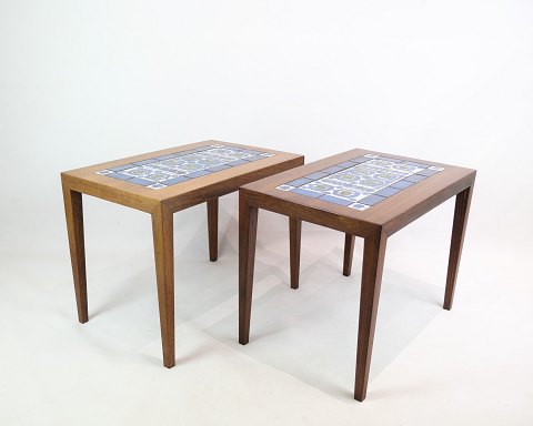 Set of Side Tables - model 34A - Rosewood - Severin Hansen - Royal Porcelain 
Factory - 1960
Great condition
