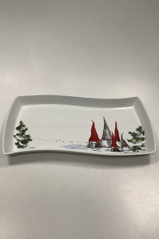 Aasas Gnome Service Firkloveren Oval Tray Sweden