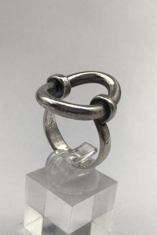 Hans Hansen Sterling Silver Modern Ring Bent Gabrielsen