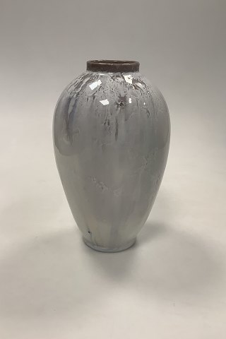 Royal Copenhagen Art Nouveau Vase with Crystalline glaze by Clements from 1880