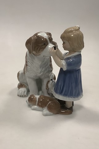Royal Copenhagen Figurine Saint Bernard dog No 361