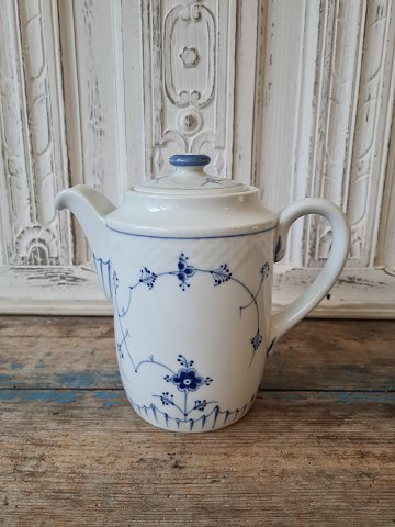 B&G Blue Fluted Hotel Porcelain coffee pot no. 1052 - 825