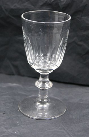 Christian 8. Gläser von Kastrup/Holmegaard, Dänemark. Portwein Gläser 10,5cm