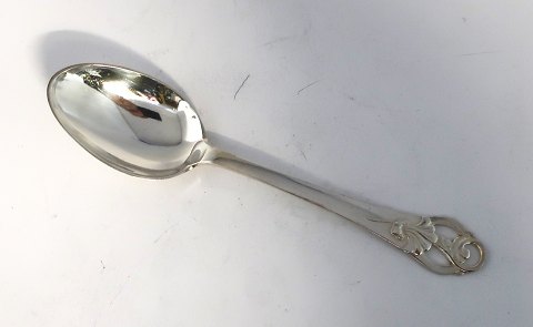 National sølvplet. Dessertske. Længde 17,4 cm