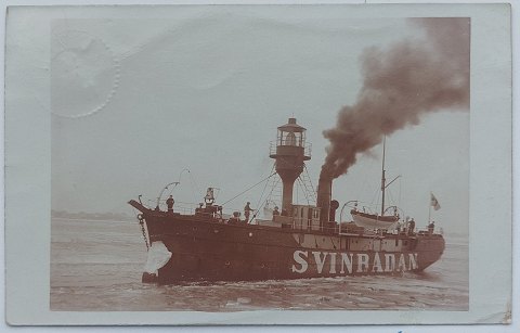 Postkort:."Svinbådan" Svensk fartøj i 1912