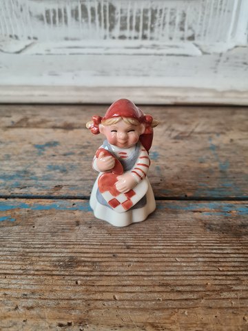 Royal Copenhagen Figur - Pixie nisse med hjerte no. 761