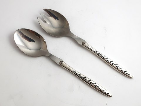 Regatta. Cohr. Silverplated. Salad set. Length 21 cm.