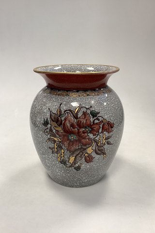 Dahl Jensen Cracked Glaze Vase No. 102/593