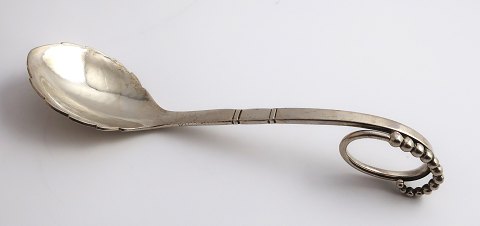 Georg Jensen. Silberbesteck (925). Marmeladenlöffel. Modell 41. Länge 14 cm.