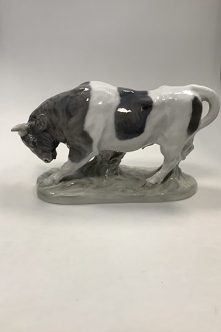 Royal Copenhagen Figurine of Bull on Base No 1195