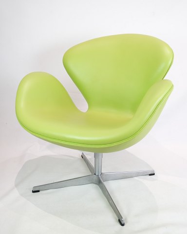 The Swan - Model 3320 - Lime Green Leather - Arne Jacobsen - Fritz Hansen - 2007
Great condition
