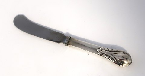 Evald Nielsen. Silberbesteck (830). Besteck Nr.3. Buttermesser. Länge 16,2 cm.