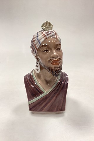 Dahl Jensen Figurine No. 1229 - Buste of African Man