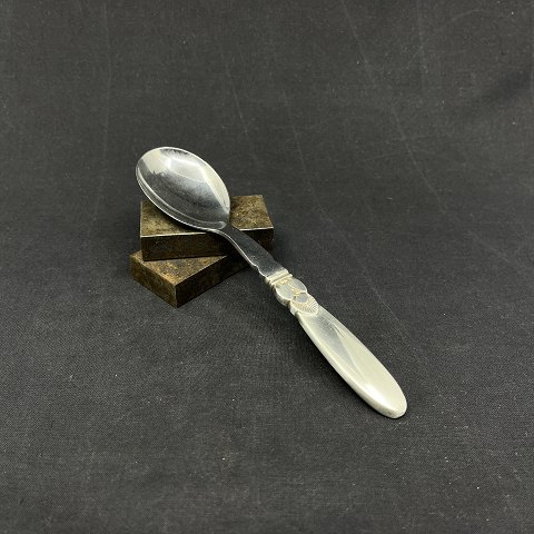 Cactus serving spoon in steel