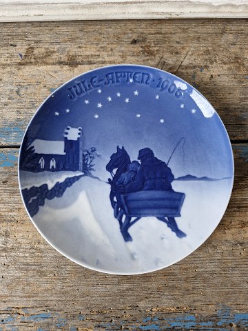 B&G Christmas plate 1906