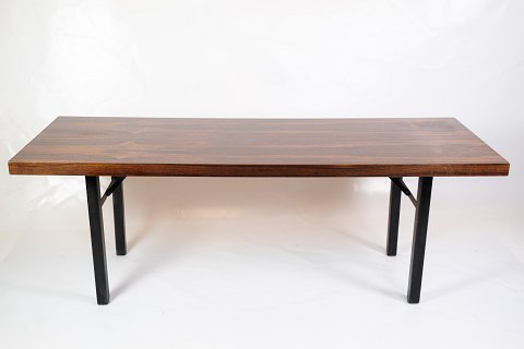 Coffee Table - Rosewood - Black lacquered Metal Frame - 1960s
Great condition
