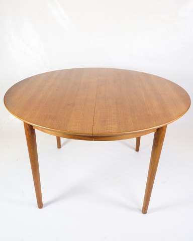 Round Dining Table - Teak - Extendable - Arne Vodder - P. Olsen Sibast I/S 
Møbelsnedkeri - 1960s
Great condition
