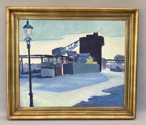 Bjarne Jehn"Motiv fra skibsværk"