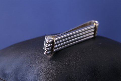 Slipsenål fra Georg Jensen i Sterling Sølv og 18K Guld. No. 156 Lene Munthe