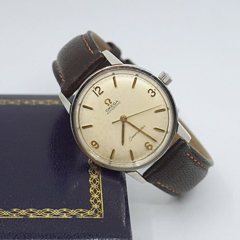 Omega; Seamaster armbåndsur i stål, 1965/66