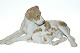 Bing & Grondahl Figurine, Pointer with her puppies
