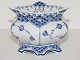Blue Fluted Full LaceLarge sugar bowl