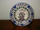 Large Aluminia Christmas Plate from 1919