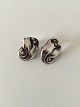 Georg Jensen Sterling Silver Earrings No 100