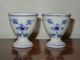 Royal Copenhagen Blue Fluted Plain, Antique egg cups SOLD