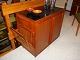 Bar in teak with tambour doors and pull-out flap Danish design from 1960 5000 m2 
showroom