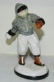 H. E. Hartving: Figure in ceramics of boy from Greenland