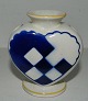 Blue Aluminia Heart Candleholder