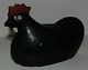 Piggy bank -figure of lying hen 19th. century