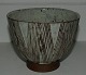 Bowl in pottery by Lisbeth Munch-Petersen