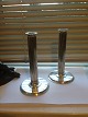 Pair of Georg Jensen Sigvard Bernadotte Sterling Silver Candlesticks No 855E