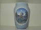 Large Royal Copenhagen Vase with Copenhagen Buildings