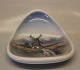 Lyngby Porcelain 111-2-93 a Mill tray 18 x 16 cm Triangular