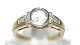 Gold ring with diamonds and zirconia 9 Carat
Size 55