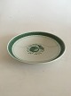 Royal Copenhagen Grøn Tranquebar Lav Serveringsskål / Kagefad No 936
