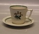 Quaking Grass 884-9481 Coffee cup, saucer # 884 Royal Copenhagen