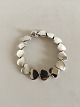 Hans Hansen Sterling Silver Heart Bracelet No 236