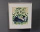 Lithographic print in beautiful colous of a peacock, no signature.
5000m2 showroom.