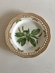 Royal Copenhagen Flora Danica Gennembrudt Frokosttallerken No 20/3554