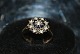 Gold ring with Sapphire and Brilliants 9 Carat
Ring size 57